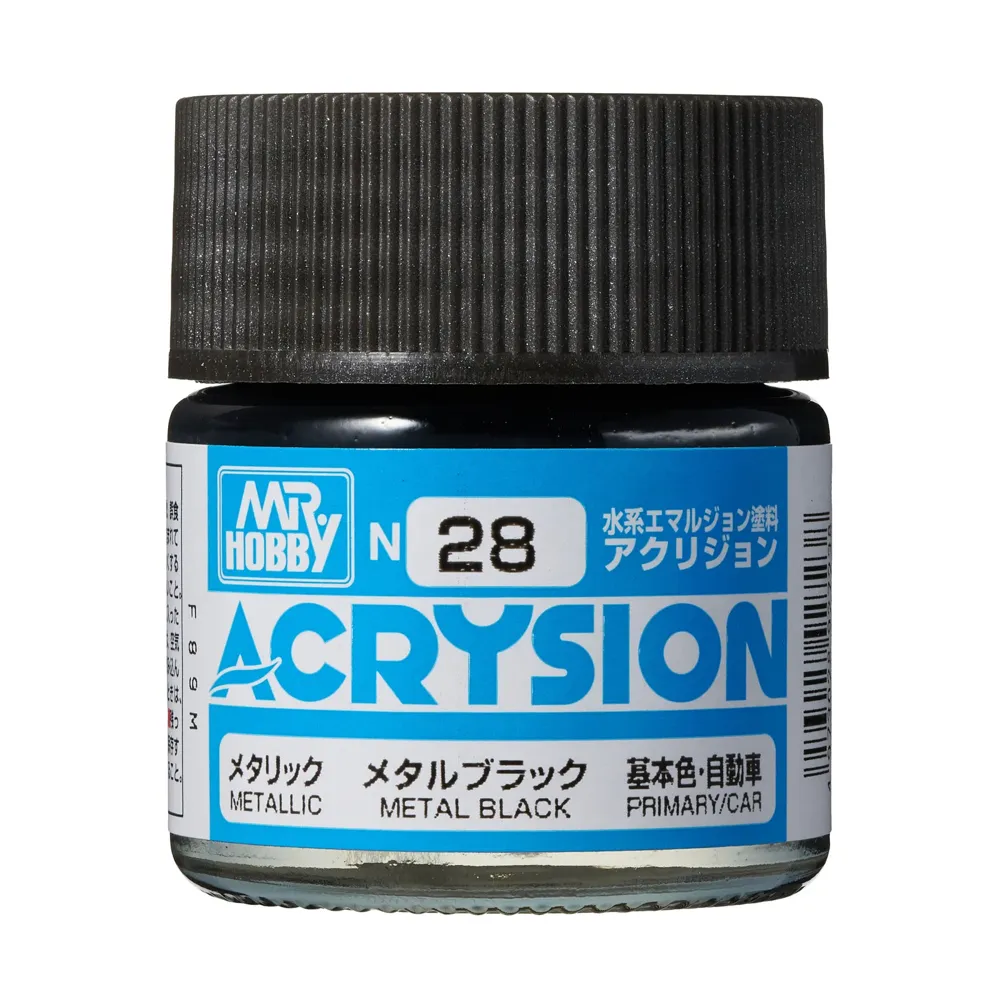 Gunze Acrysion N028 metalická černá (10 ml)