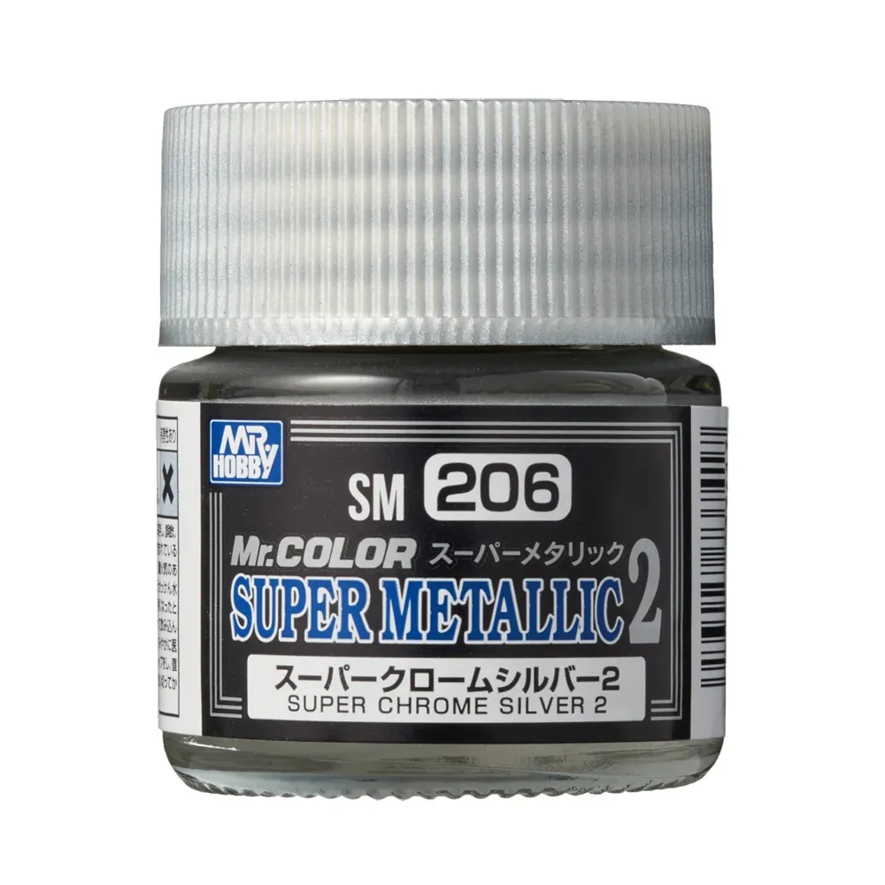 Gunze Mr. Color Super Metallic Colors II SM206 chromová stříbrná II (10 ml)