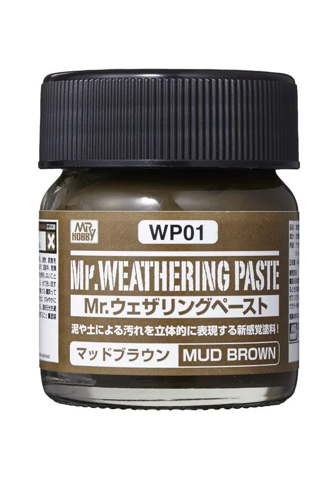 Gunze Mr. Weathering Paste WP01 hnědé bahno (40 ml)