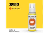 Lahvička akrylové barvy AK Interactive 3GEN AK11046 zářivá žlutá 17 ml