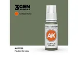 Lahvička akrylové barvy AK Acrylics 3GEN AK11135 vybledlá zelená 17 ml