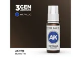 Lahvička akrylové metalické barvy AK Interactive 3GEN AK11198 opálený cín 17 ml