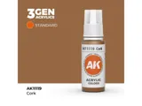 Lahvička akrylové barvy AK Interactive 3GEN AK11119 korková (Cork) 17 ml
