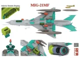 Krabice stavebnice Rye Field Model RFM6001 MiG-21MF Fishbed J v měřítku 1/48 — obrázek 5
