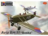 Krabice plastikové stavebnice Kovozávody Prostějov Avia BH-11 Boska v měřítku 1/72