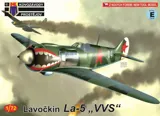 Krabice stavebnice Kovozávody Prostějov 1/72 Lavočkin La-5 „VVS", kód KPM0558
