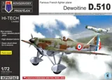 Krabice plastikové stavebnice Kovozávody Prostějov KPH7242 Dewoitine D.510 v měřítku 1/72