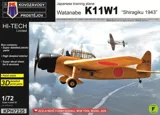 Krabice stavebnice Kovozávody Prostějov KPH7235 Watanabe K11W1 Shiragiku 1943 v měřítku 1/72