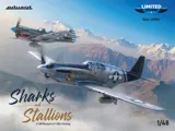 Krabice stavebnice Eduard 11200 Sharks and Stallions DUAL COMBO 1/48 s letouny P-40N a P-51B/C — obrázek 3