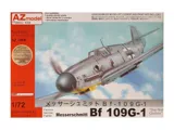 Krabice plastikové stavebnice AZ Model AZ7465 Bf 109G-1 Gustav 1 v měřítku 1/72