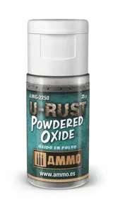 Sklenice prášku AMMO Mig A.MIG-2250 U-RUST Powdered Oxide 35 g pro tvorbu rzi — obrázek 2