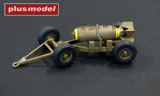 3D tištěný set Plus Model AL3017 pumový vozík Mk II s bombou 500 lb v měřítku 1/32