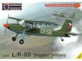 Krabice plastikové stavebnice Kovozávody Prostějov KPM0392 Let L/K-60 Brigadýr Military 1/72