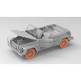 Stavebnice Das Werk DW35044 Kurierwagen Typ 181 Standard v měřítku 1/35, krabice s plastovými díly — obrázek 2
