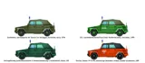 Krabice stavebnice Das Werk DW35045 Kurierwagen Typ 181 s modrým majákem v měřítku 1/35 — obrázek 5