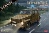 Krabice stavebnice Das Werk DW35045 Kurierwagen Typ 181 s modrým majákem v měřítku 1/35