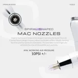 Dvoučinný airbrush Gaahleri Premium Series GHPM-Mobius 0,3 mm s horní nádobkou 10 ml — obrázek 3