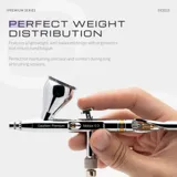 Dvoučinný airbrush Gaahleri Premium Series GHPM-Mobius 0,3 mm s horní nádobkou 10 ml — obrázek 6