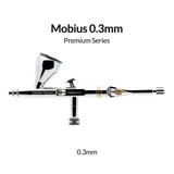 Dvoučinný airbrush Gaahleri Premium Series GHPM-Mobius 0,3 mm s horní nádobkou 10 ml