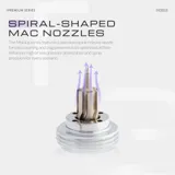 Spoušťový airbrush Gaahleri Premium Series GHPM-Mobius TG 44070 s tryskou 0,5 mm a nádobkou 20 ml — obrázek 3