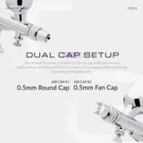Spoušťový airbrush Gaahleri Premium Series GHPM-Mobius TG 44070 s tryskou 0,5 mm a nádobkou 20 ml — obrázek 4