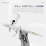 Spoušťový airbrush Gaahleri Premium Series GHPM-Mobius TG 44070 s tryskou 0,5 mm a nádobkou 20 ml — obrázek 8