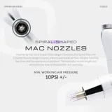 Dvoučinný airbrush Gaahleri Premium Series GHPM-Mobius 40850 s tryskou 0,2 mm a nádobkou 2 ml — obrázek 3