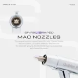 Airbrush Gaahleri Premium Series GHPM-Mobius SP 43004 se spodní skleněnou nádobkou 30 ml — obrázek 4