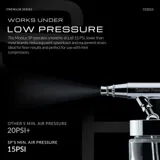 Airbrush Gaahleri Premium Series GHPM-Mobius SP 43004 se spodní skleněnou nádobkou 30 ml — obrázek 5