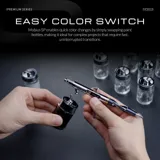 Airbrush Gaahleri Premium Series GHPM-Mobius SP 43004 se spodní skleněnou nádobkou 30 ml — obrázek 9