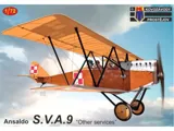 Krabice stavebnice Kovozávody Prostějov 1/72 Ansaldo S.V.A.9 „Other services" KPM0446