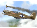 Krabice plastikové stavebnice Kovozávody Prostějov KPM0245 P-51B Mustang Aces v měřítku 1/72