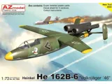 Krabice plastikové stavebnice AZ Model 1/72 Heinkel He 162B-6 Volksjäger 46