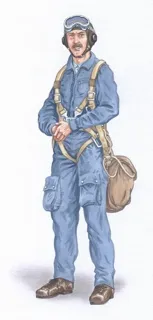 Resinová figurka Plus Model AL4026 pilot MiG-15 v měřítku 1/48