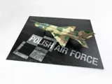 Podložka pro diorámata Red Fox Studio RFSDB-48034 1/48 s asfaltem a nápisem POLISH AIR FORCE — obrázek 3