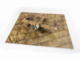 Výstavní podložka Red Fox Studio RFSDB-48021 1/48 s potiskem dřevěné prkenné podlahy, 380 × 320 mm — obrázek 3
