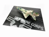 Diorámová podložka Red Fox Studio RFSDB-48042 s asfaltovým motivem a značením US Marine Corps, 1/48 — obrázek 3