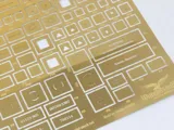 Red Fox Studio 1/32 Bf 109G Standard Stencil Set – masky křížů a fotoleptaná šablona nápisů — obrázek 5