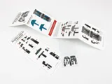 Barevné 3D díly kokpitu Red Fox Studio Quick Set RFSQS-48180 pro 1/48 F-15I Ra'am (Academy) — obrázek 3