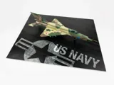 Asfaltová podložka Red Fox Studio RFSDB-48043 US NAVY 1/48 s hvězdou a nápisem, 380×320 mm — obrázek 3