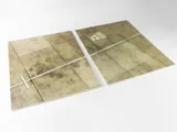Letištní podložka Red Fox Studio RFSDB-32003 1/32 s potiskem betonových panelů a bílou čarou — obrázek 3