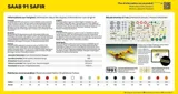 Krabice stavebnice Heller 56287 Saab 91 Safir Starter Kit v měřítku 1/72 — obrázek 2
