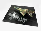 Diorámová podložka Red Fox Studio RFSDB-48039 1/48 s asfaltem a nápisem SCHWEIZER LUFTWAFFE — obrázek 3