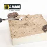 Kelímek akrylové textury AMMO Mig TERRAFORM A.MIG-2178 Road Sand 100 ml — obrázek 2