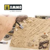 Kelímek akrylové textury AMMO Mig TERRAFORM A.MIG-2178 Road Sand 100 ml — obrázek 3
