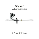 Gravitační airbrush Gaahleri Advanced Series Seeker 46807 s horní nádobkou 10 ml