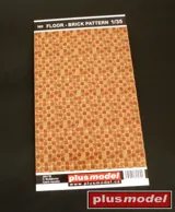 Papírová podlaha s cihlovým vzorem Plus Model 1/35, list o rozměru 130 x 190 mm