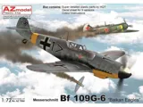 Krabice plastikové stavebnice AZ Model 1/72 Messerschmitt Bf 109G-6 Balkan Eagles