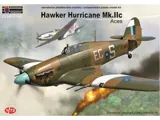 Krabice plastikové stavebnice Kovozávody Prostějov 1/72 Hawker Hurricane Mk.IIc Aces
