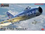 Krabice plastikové stavebnice Kovozávody Prostějov KPM4825 MiG-17AS Fresco-A v měřítku 1/48